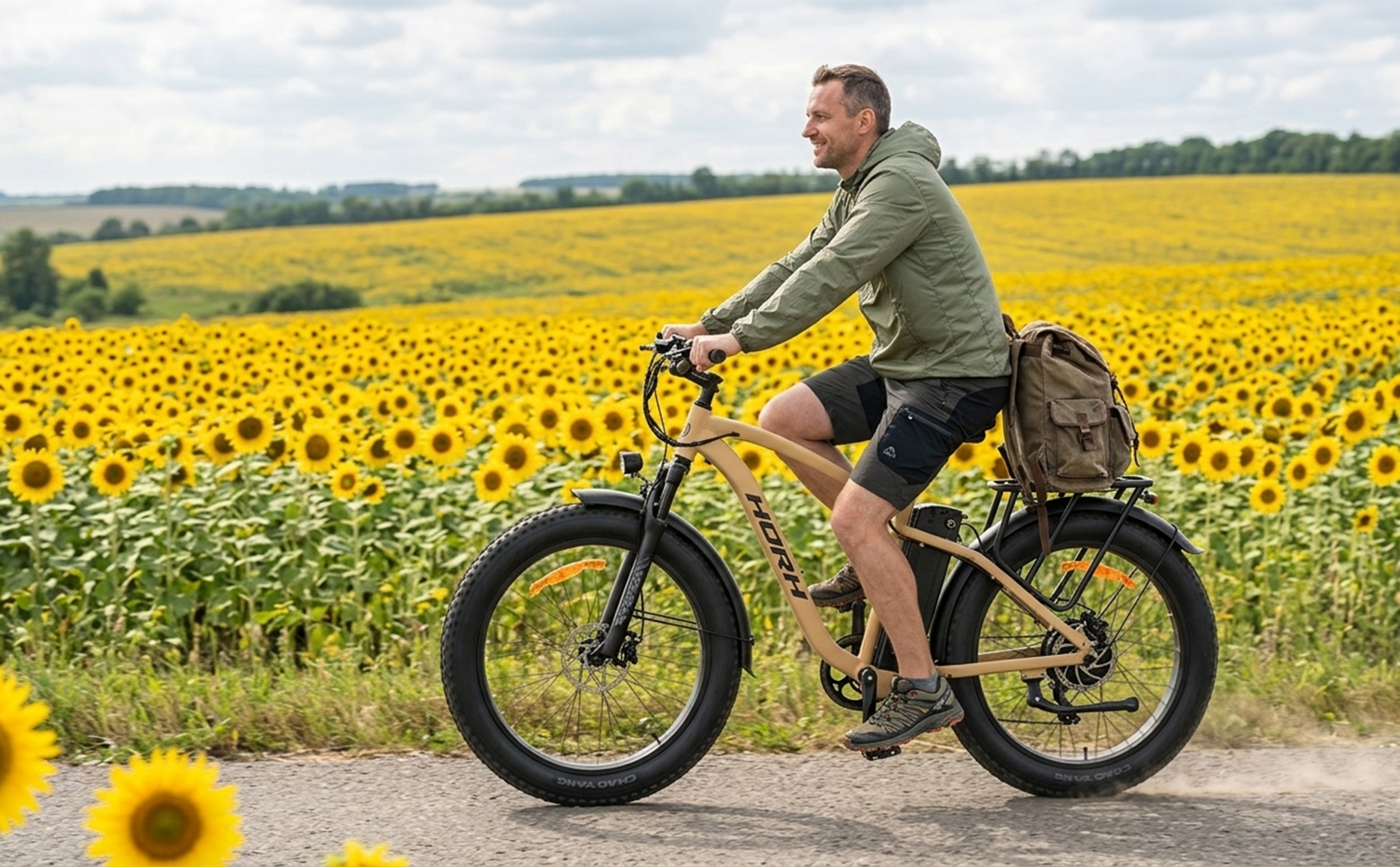 Электровелосипед HORH MX 750W (2026) Sand