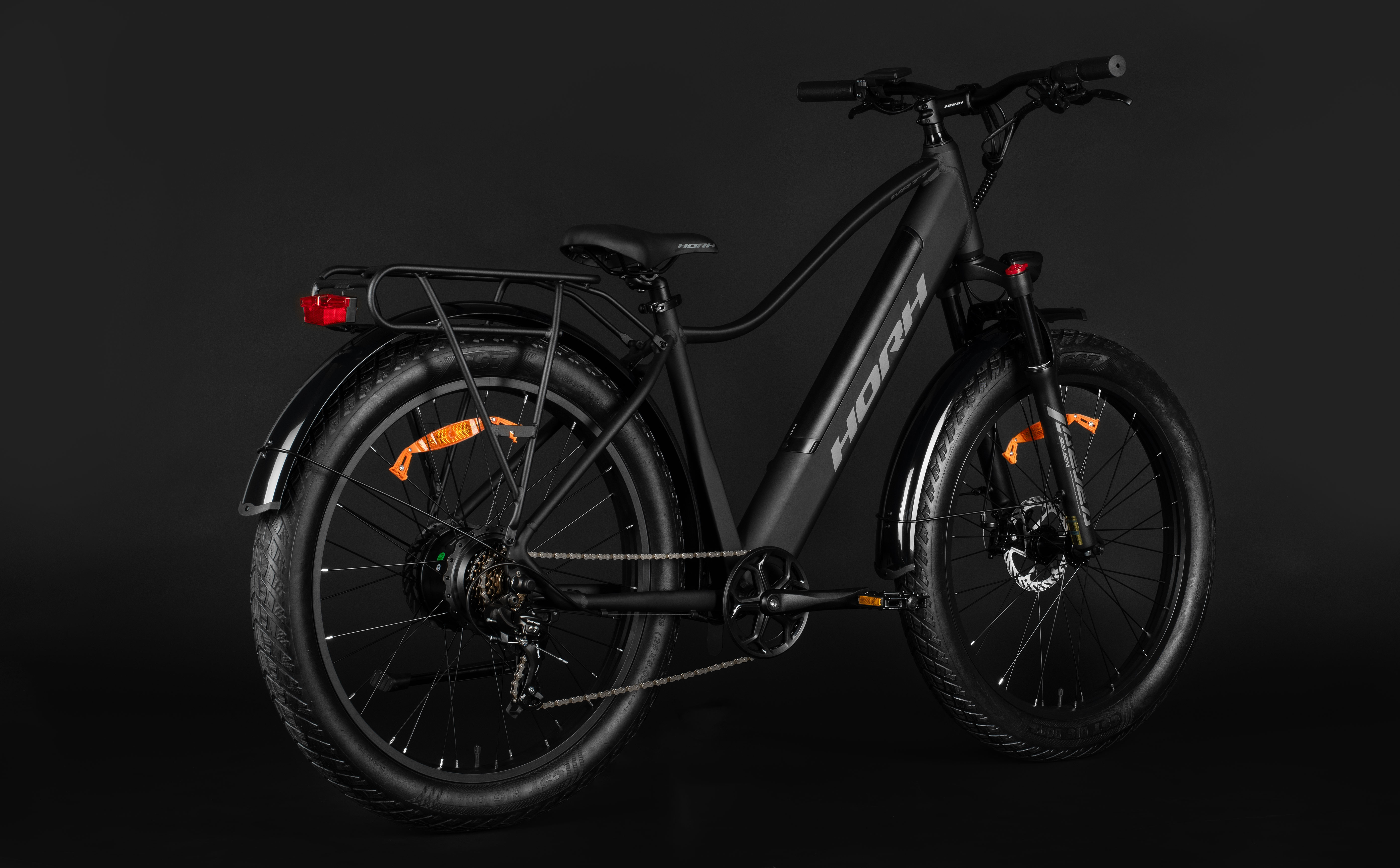 Велосипед HORH WATT 26" 750W (2026) Matt Black