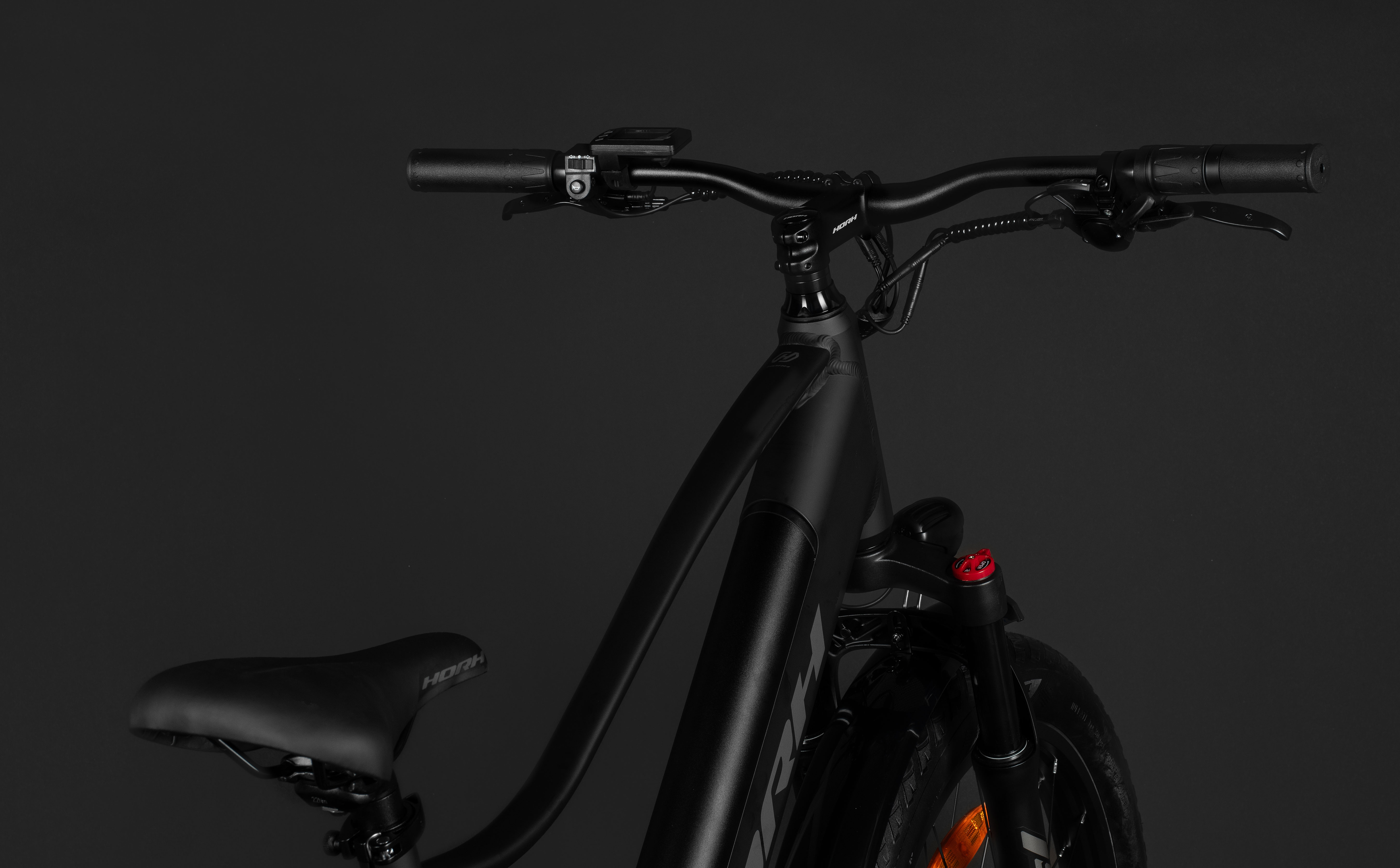 Велосипед HORH WATT 26" 750W (2026) Matt Black