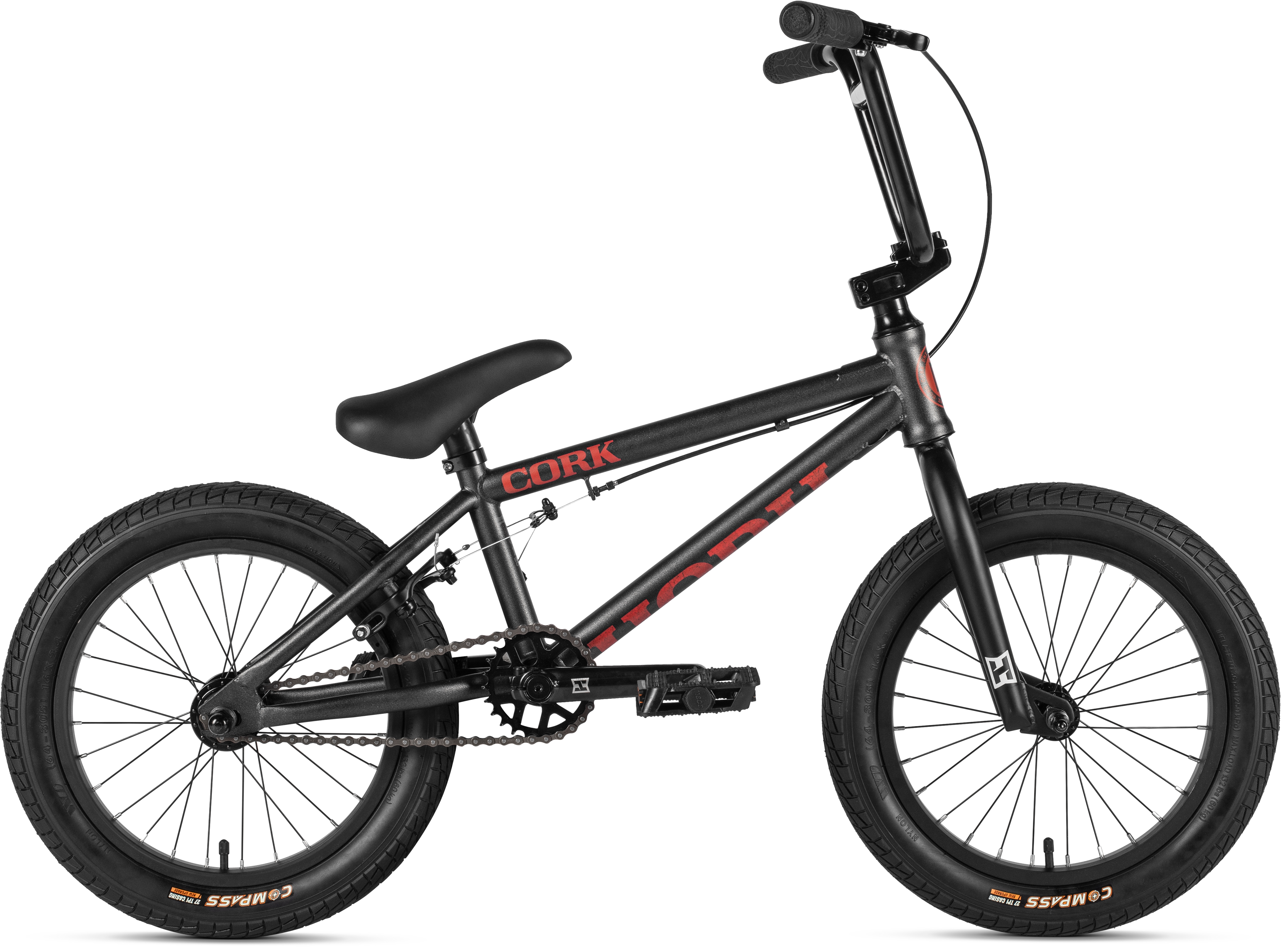 Велосипед HORH CORK 16" (2026) Black-Brown