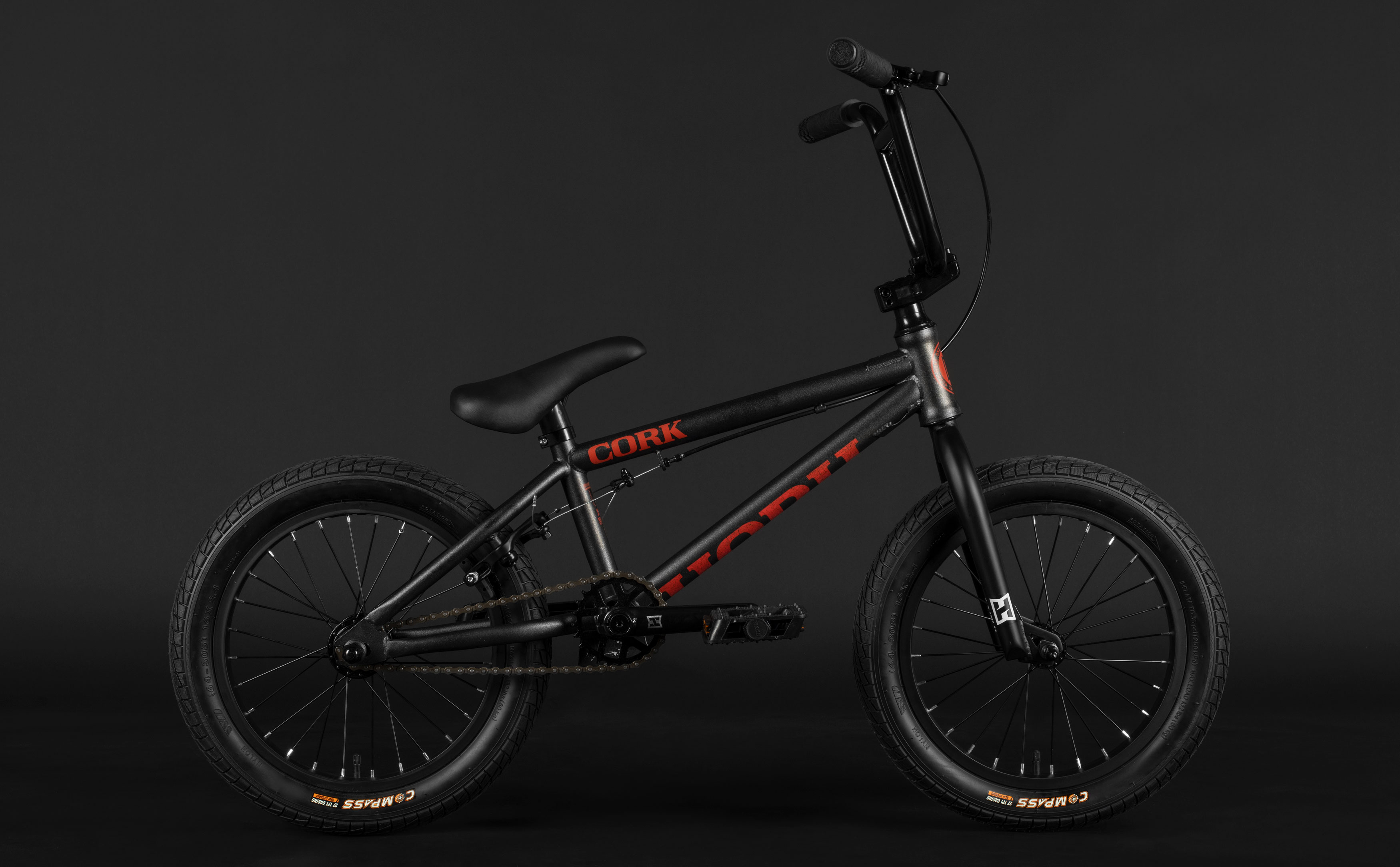 Велосипед HORH CORK 16" (2026) Black-Brown