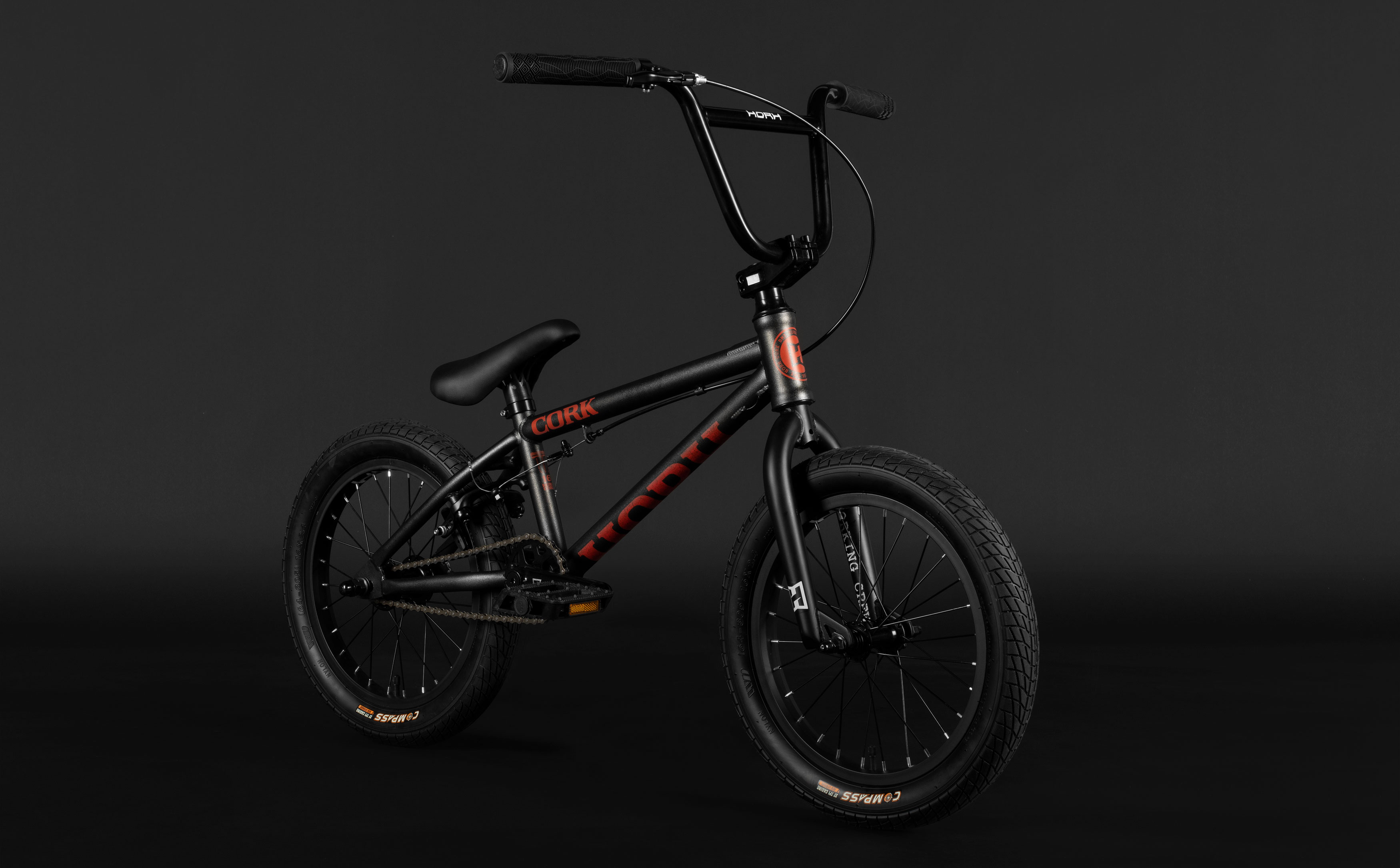 Велосипед HORH CORK 16" (2026) Black-Brown