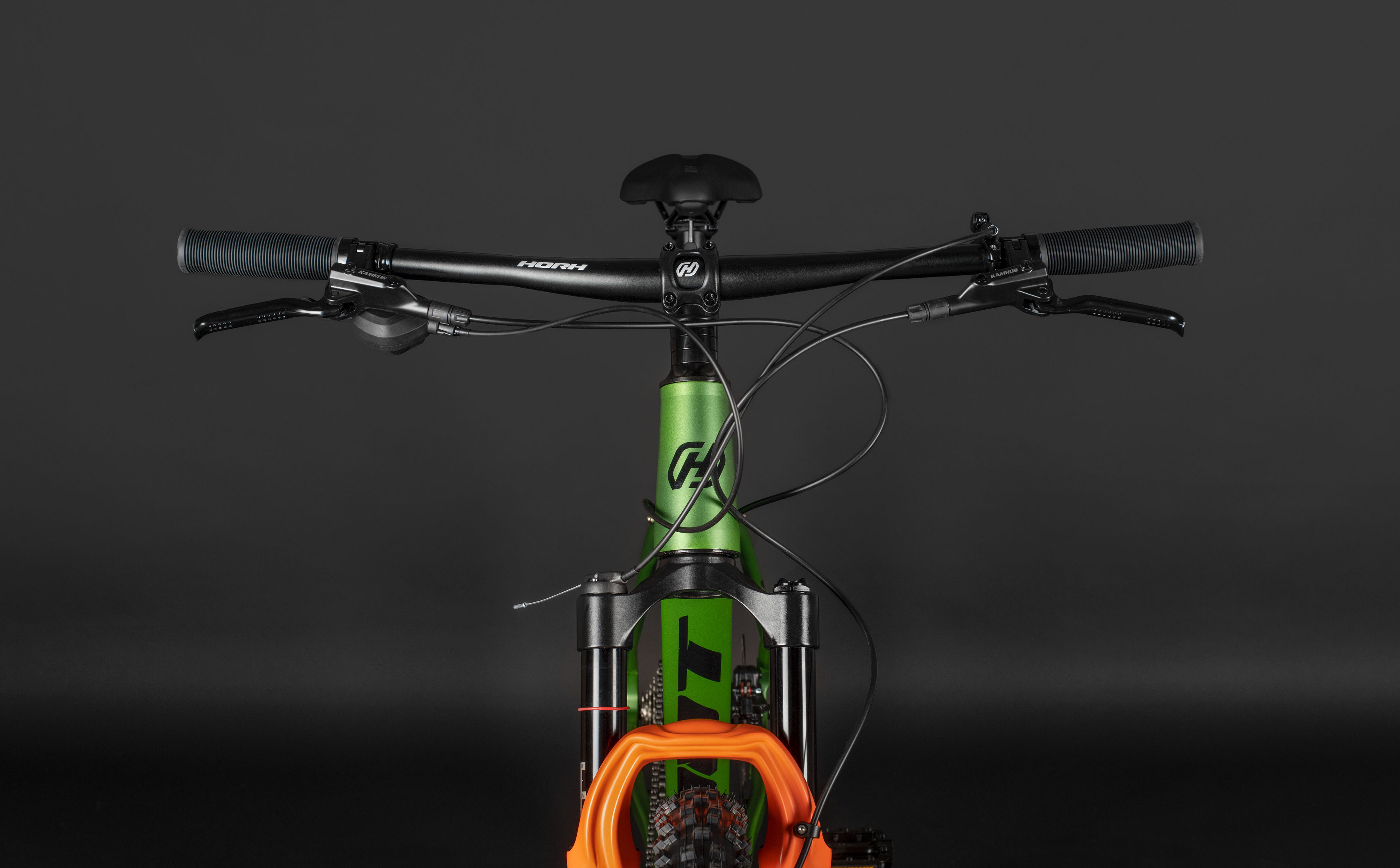 Велосипед HORH ROOT 29" (2026) Matt Green-Orange