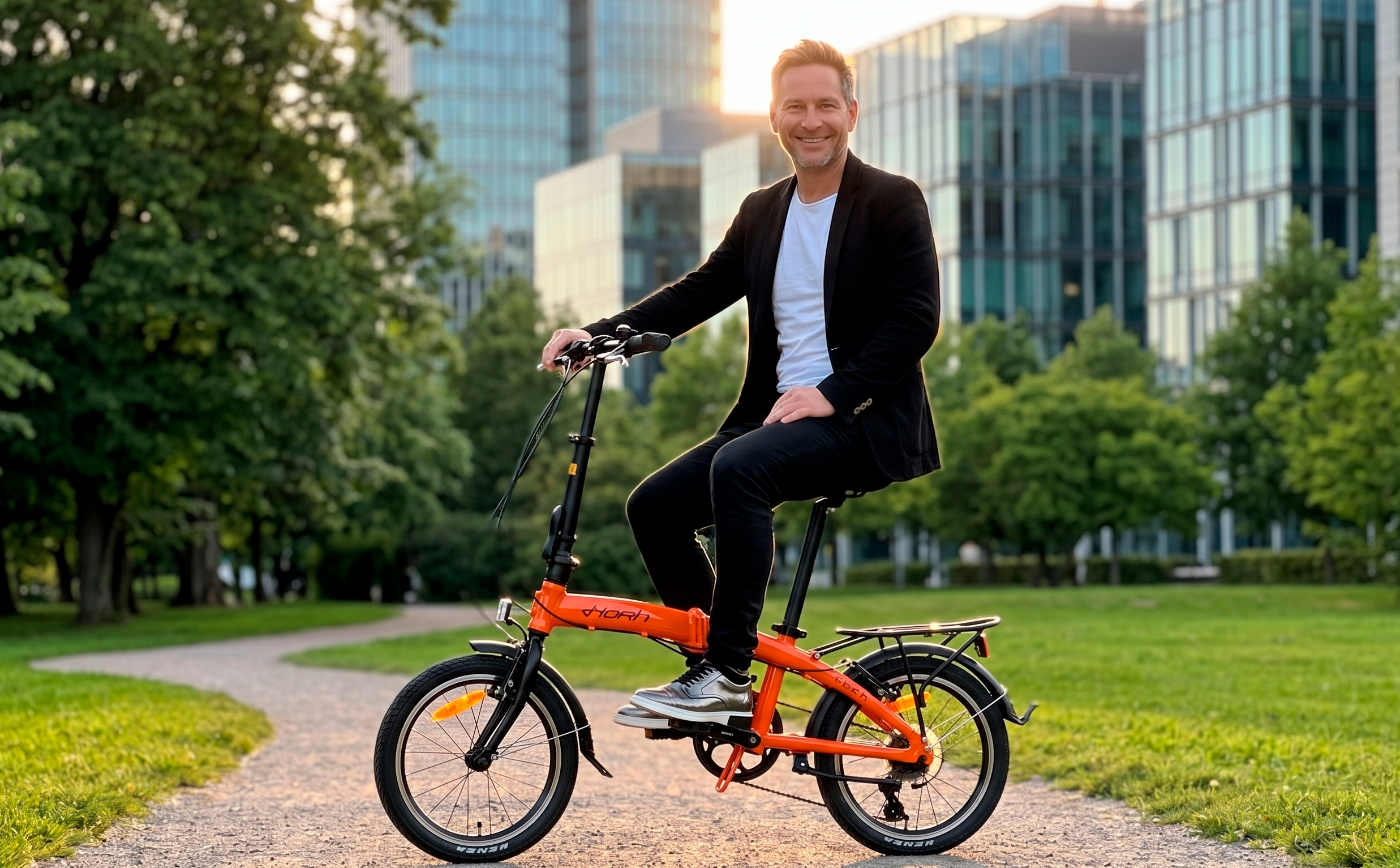 Велосипед HORH NEMO 16" (2026) Orange-Black