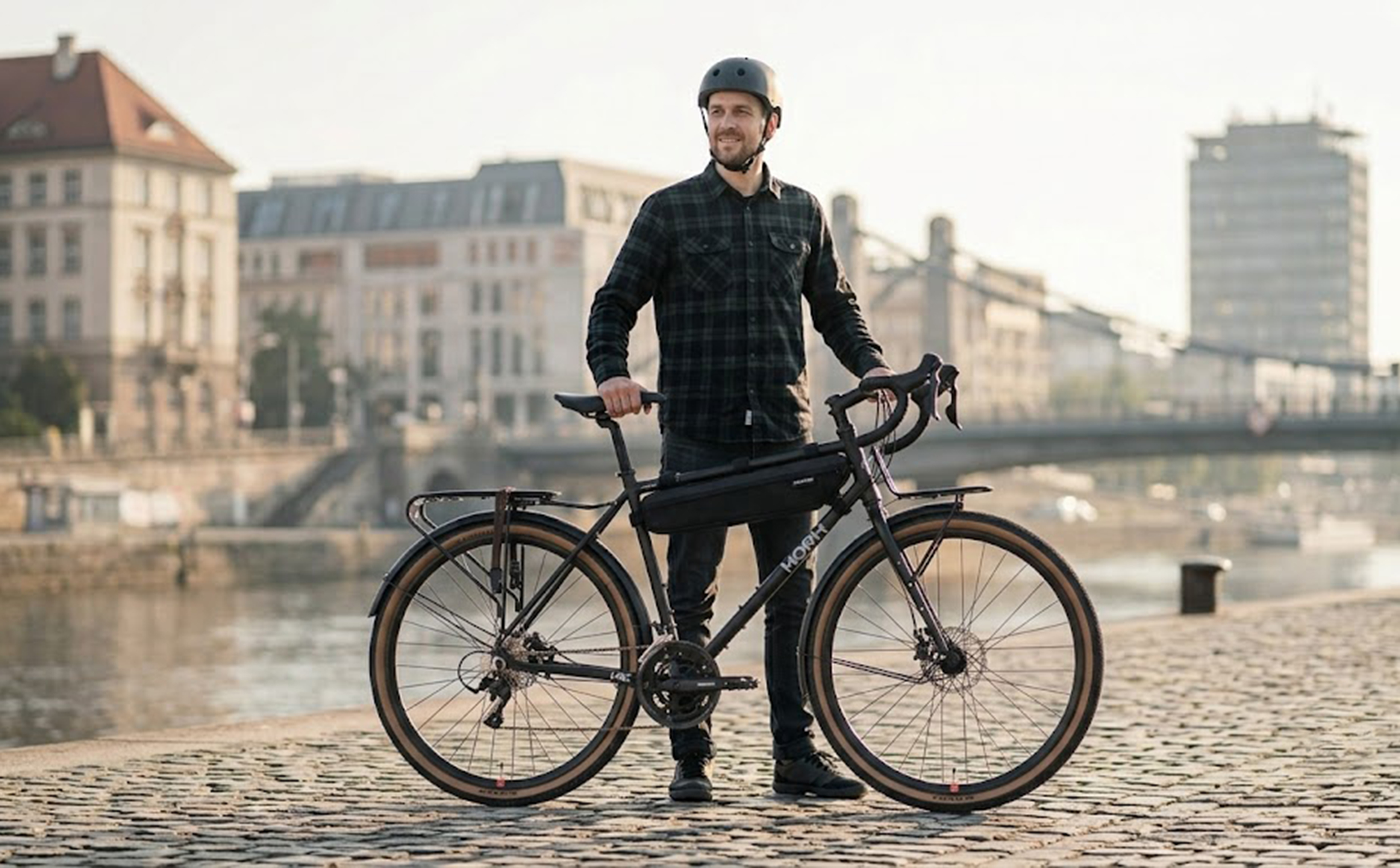 Сумка под раму HORH Bikepacking 38х9х5см черный