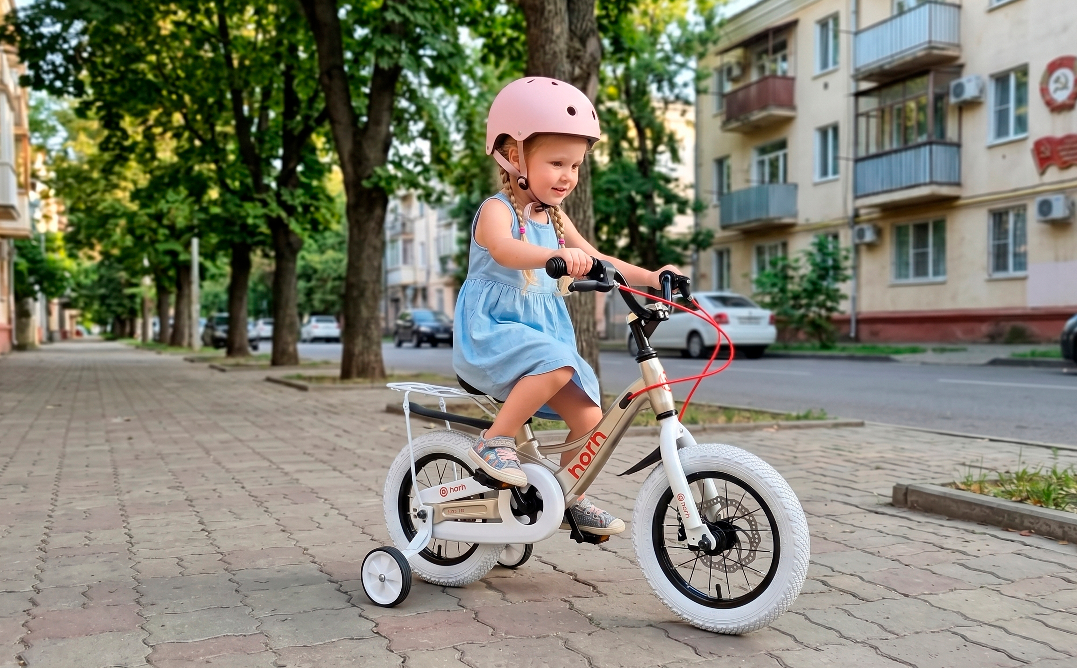 Велосипед HORH MILLIE 12" (2026) Peach-White