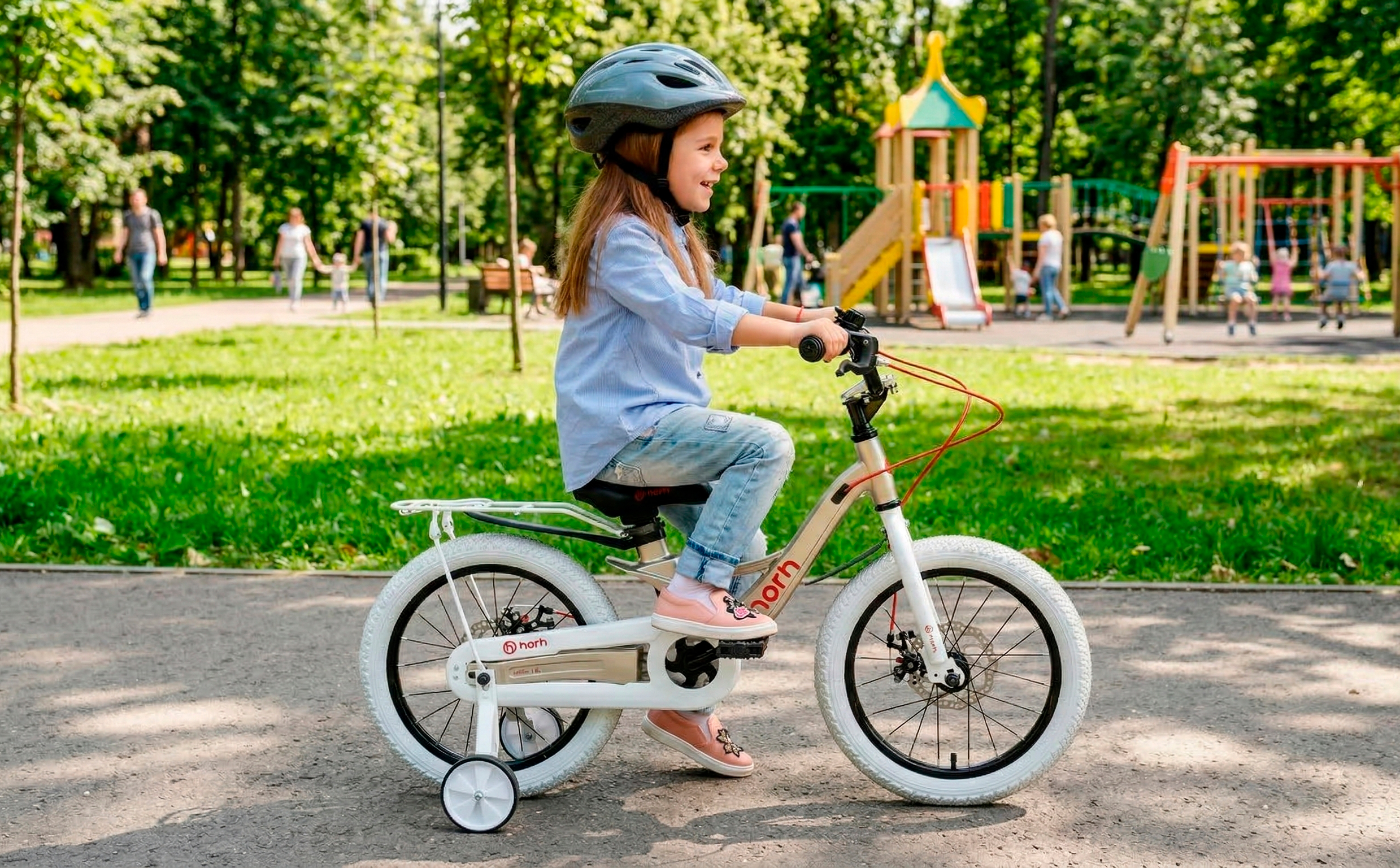 Велосипед HORH MILLIE 16" (2026) Peach-White