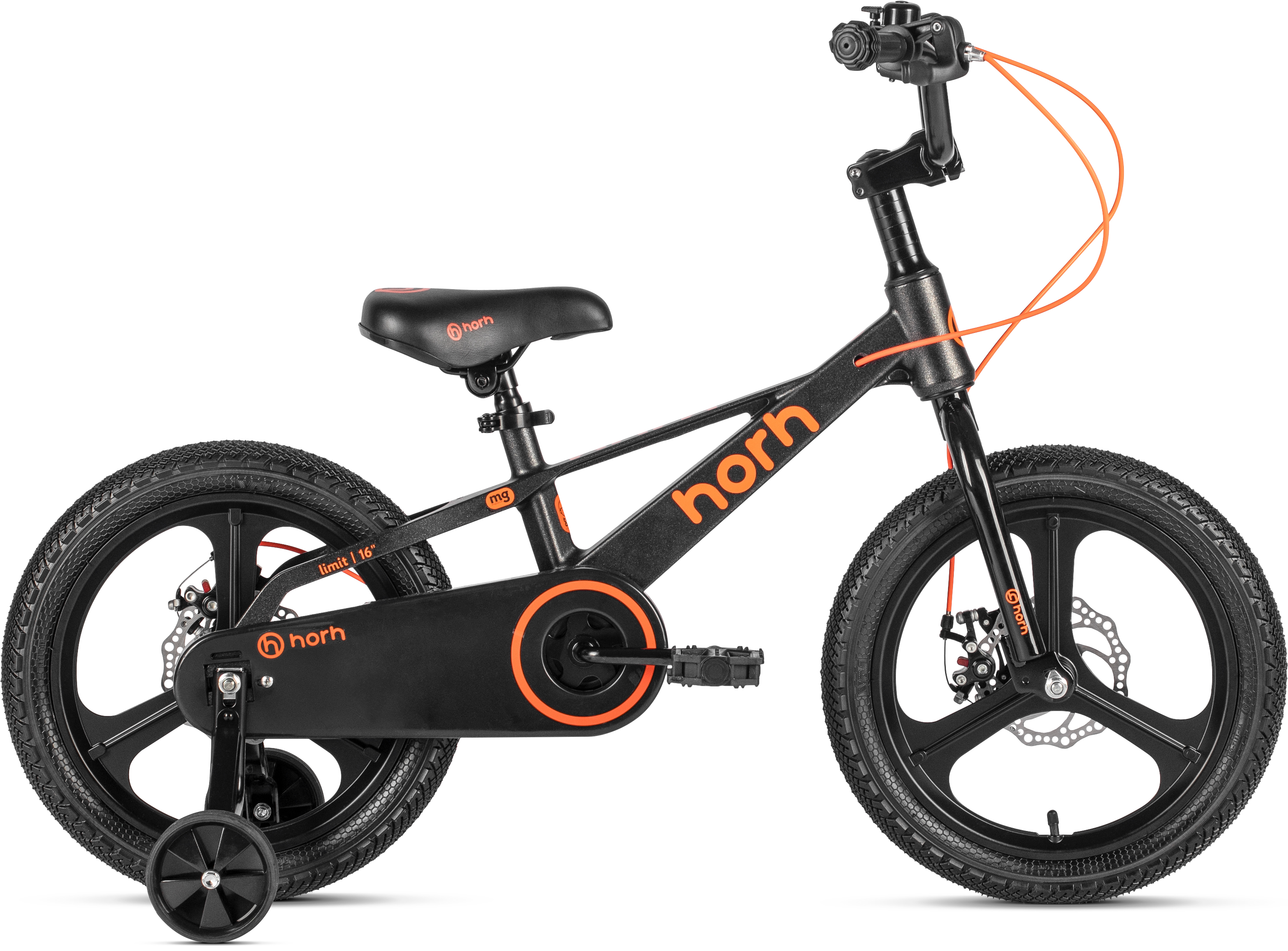 Велосипед HORH LIMIT 16" (2026) Black-Orange