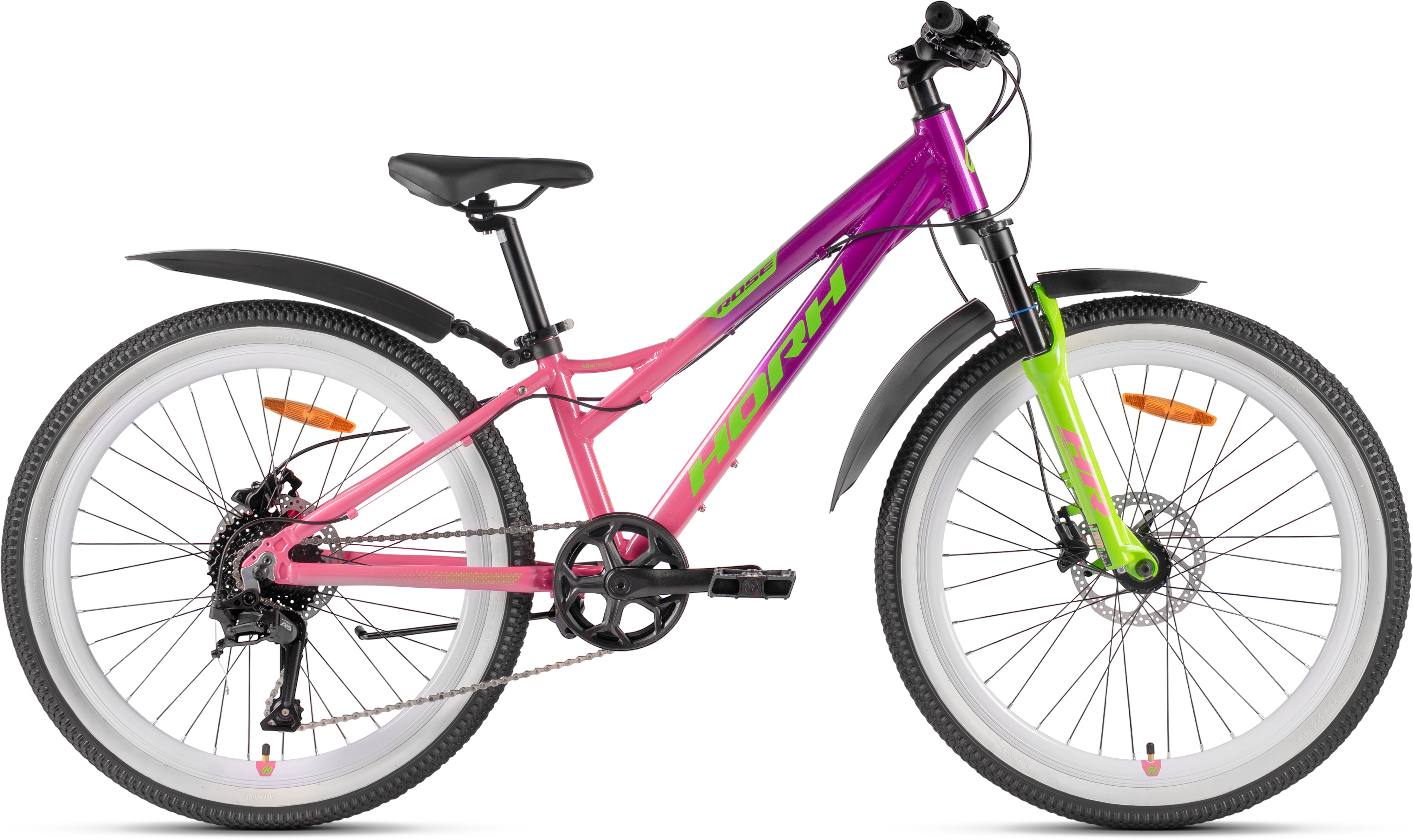 Велосипед HORH ROSE 24" (2026) Pink-Purple-Green