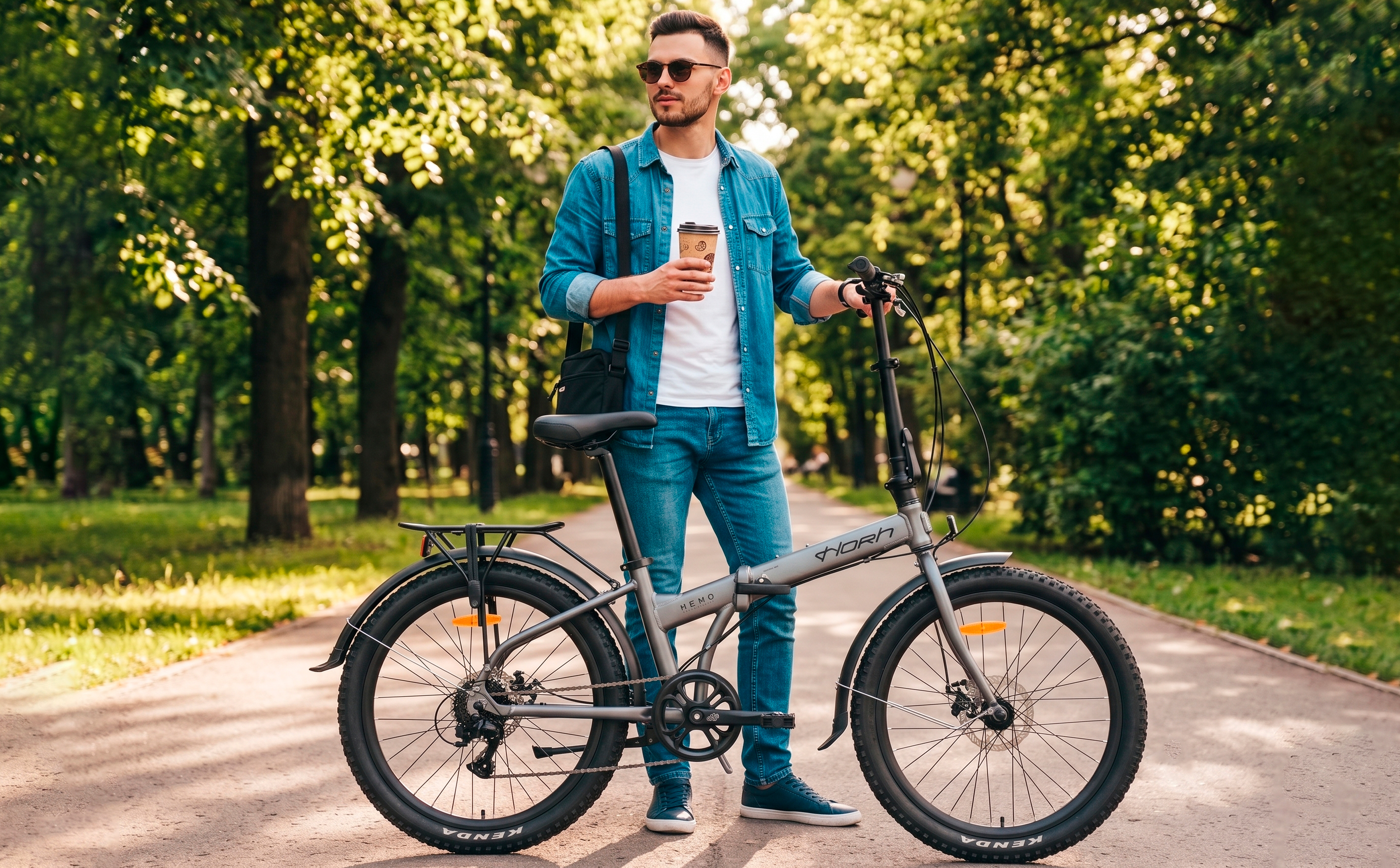 Велосипед HORH NEMO FAT 8SP MD 24" (2026) Dark Grey