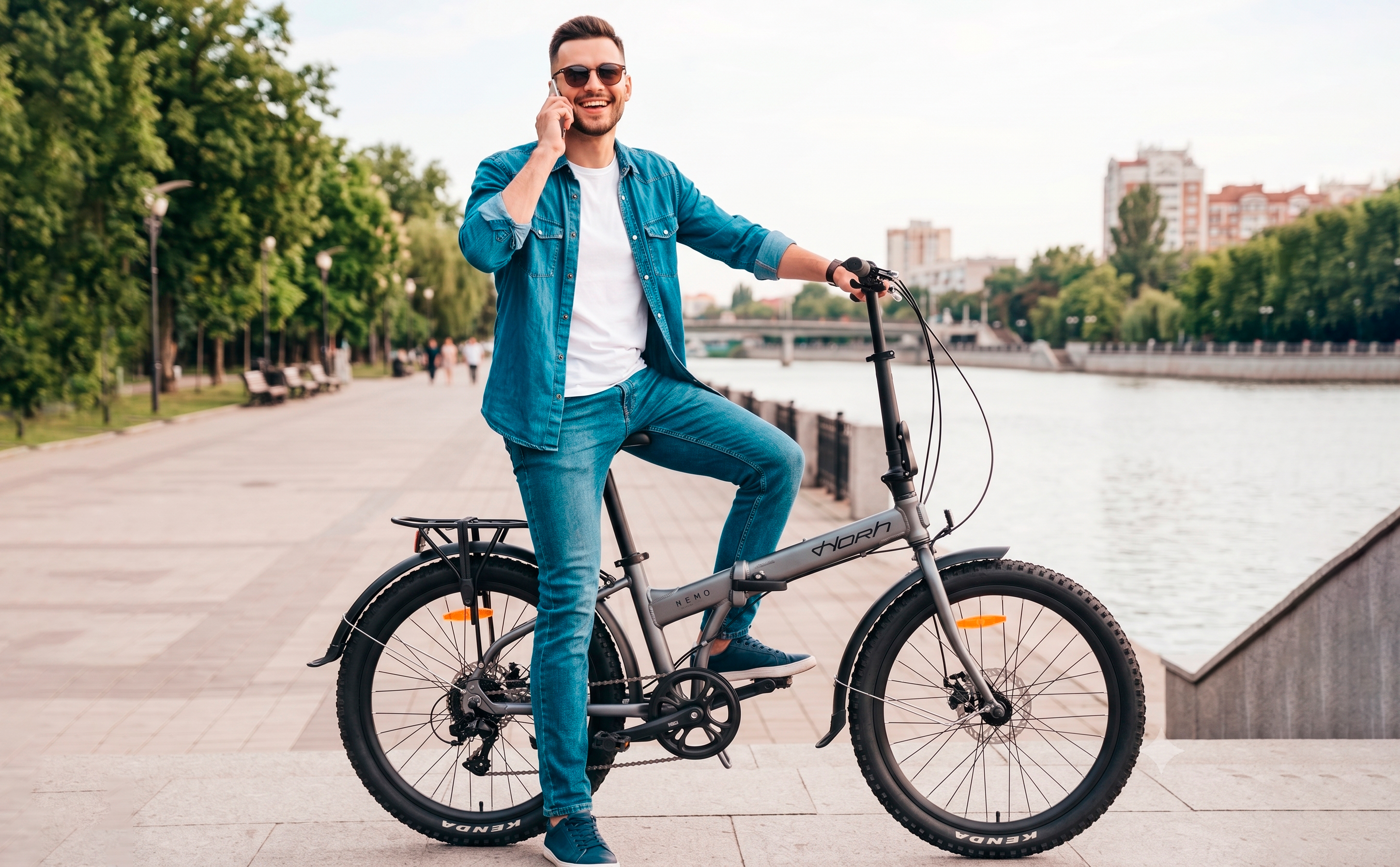 Велосипед HORH NEMO FAT 8SP MD 24" (2026) Dark Grey