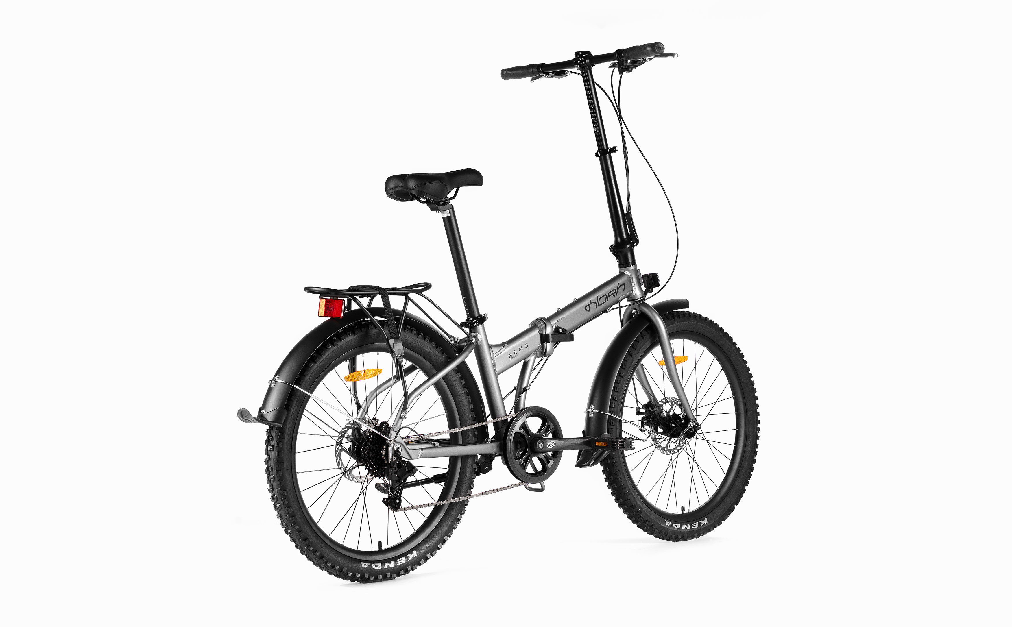 Велосипед HORH NEMO FAT 8SP MD 24" (2026) Dark Grey