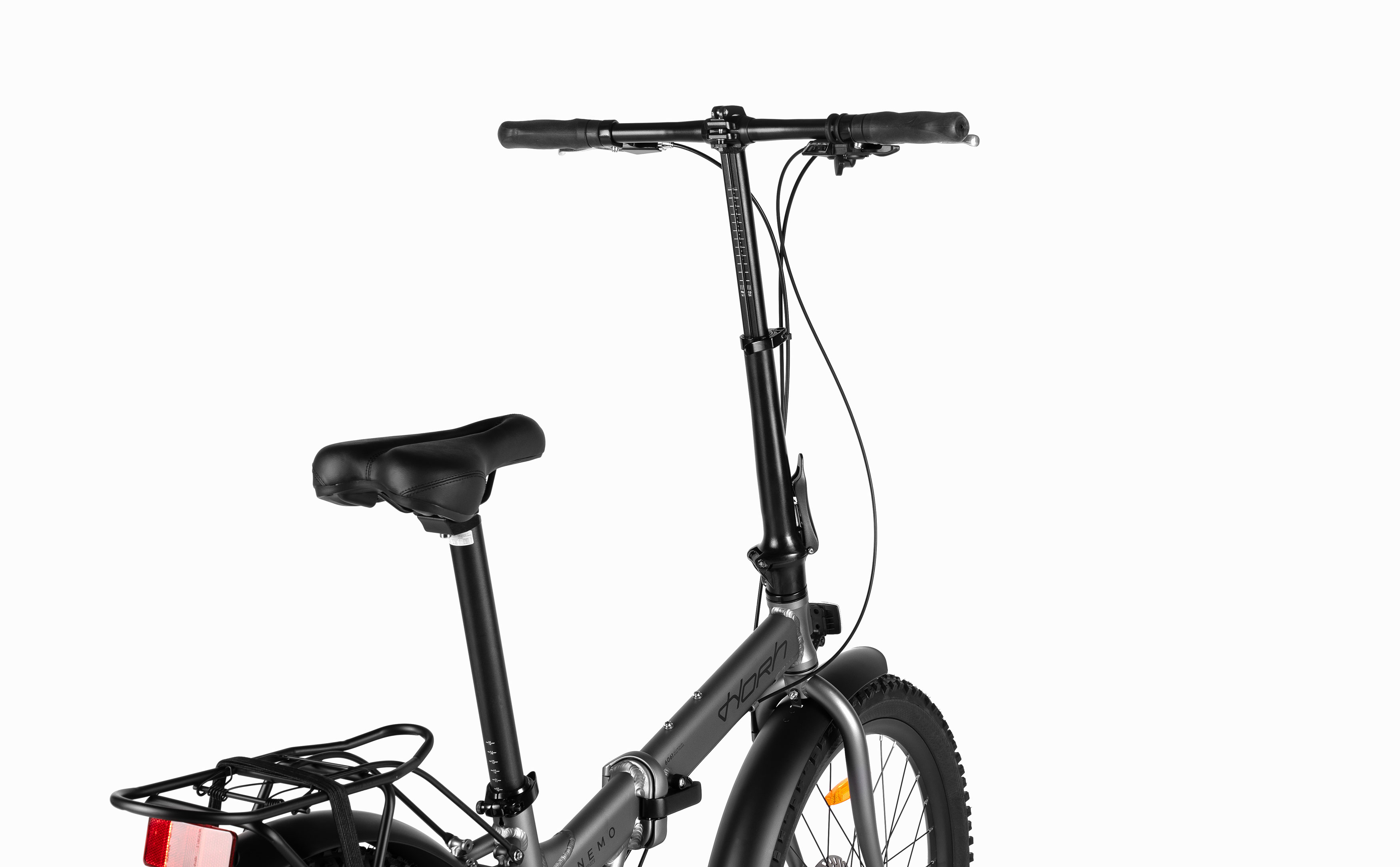 Велосипед HORH NEMO FAT 8SP MD 24" (2026) Dark Grey