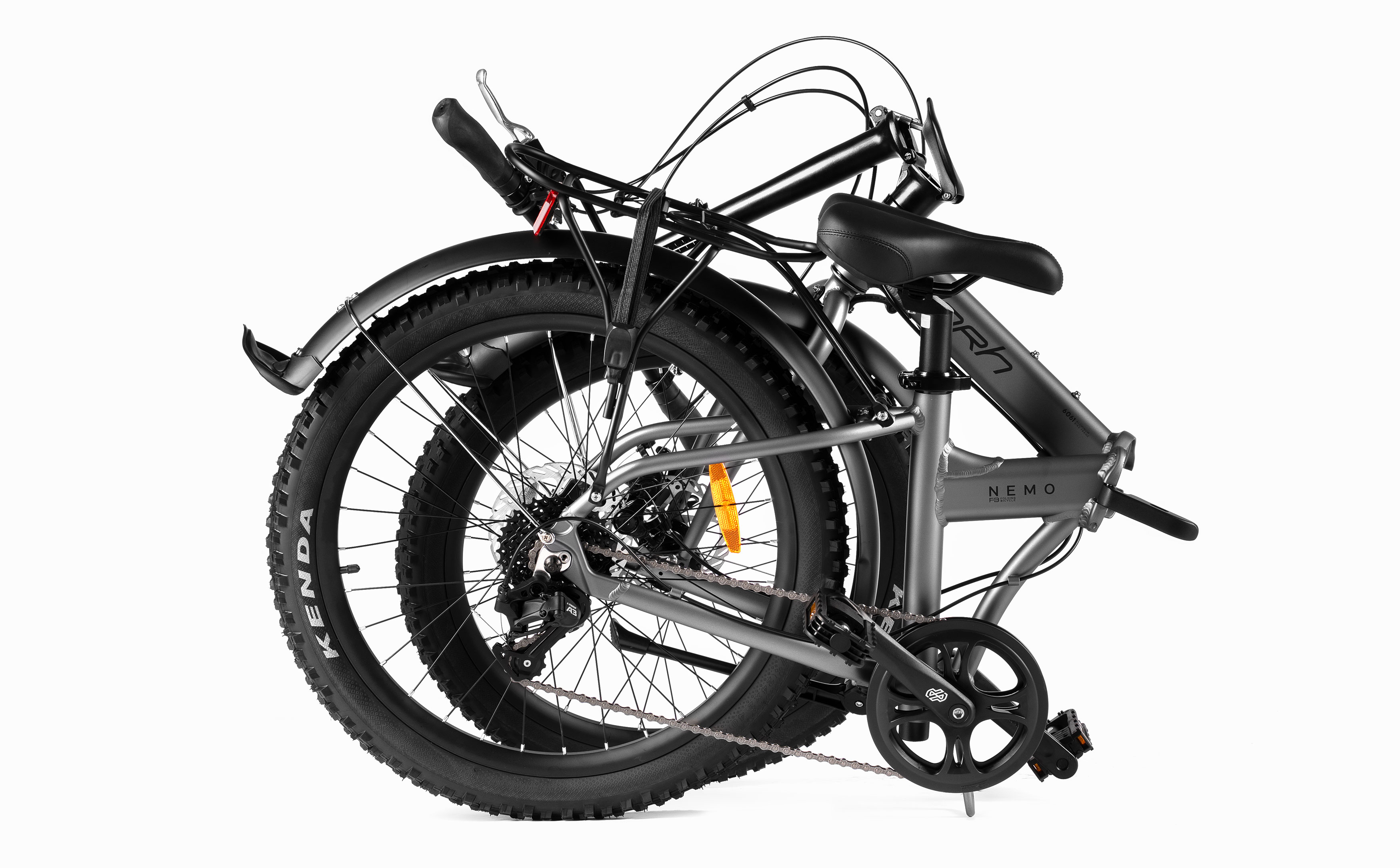 Велосипед HORH NEMO FAT 8SP MD 24" (2026) Dark Grey