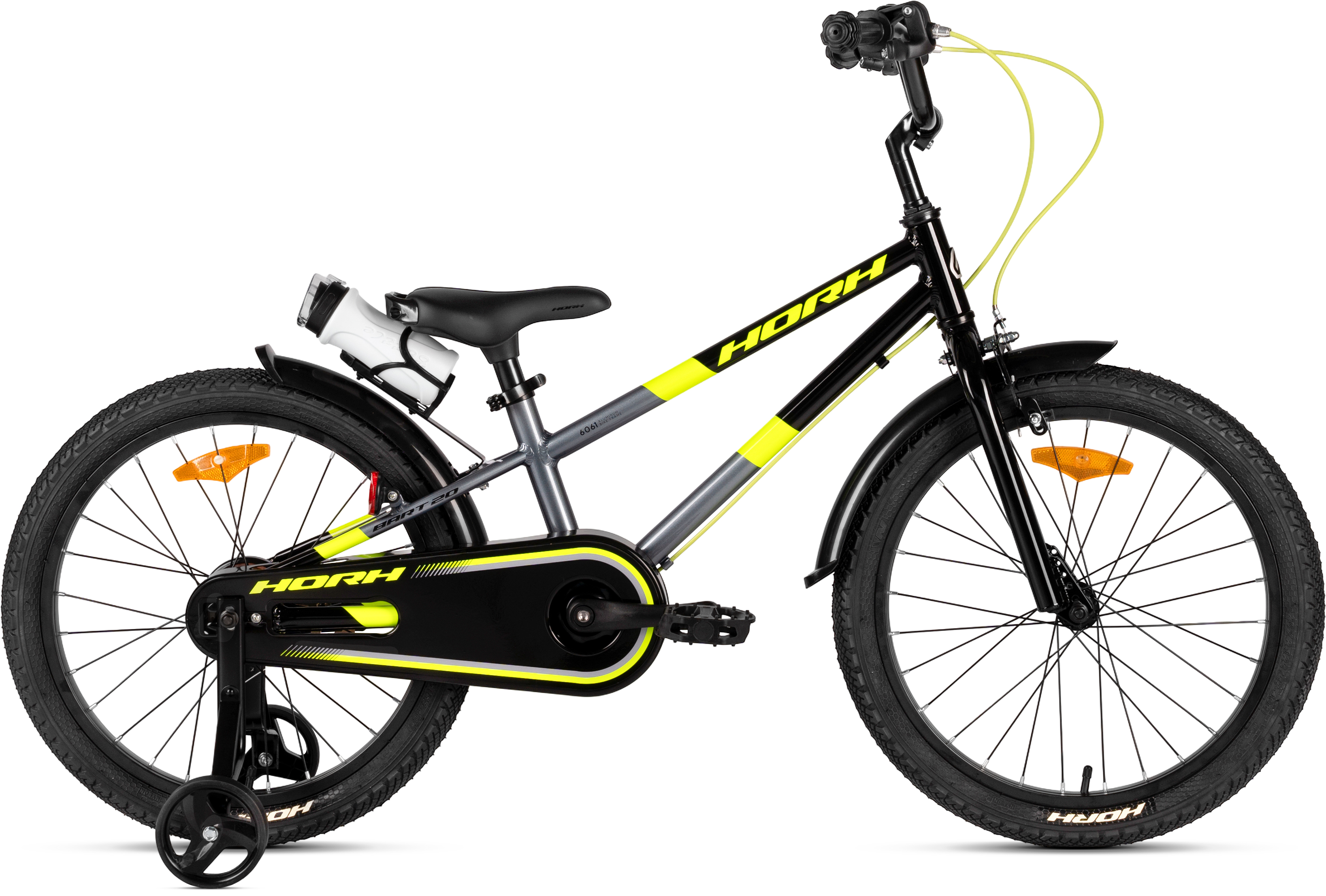 Велосипед HORH BART 20" (2026) Black-Grey-Lime