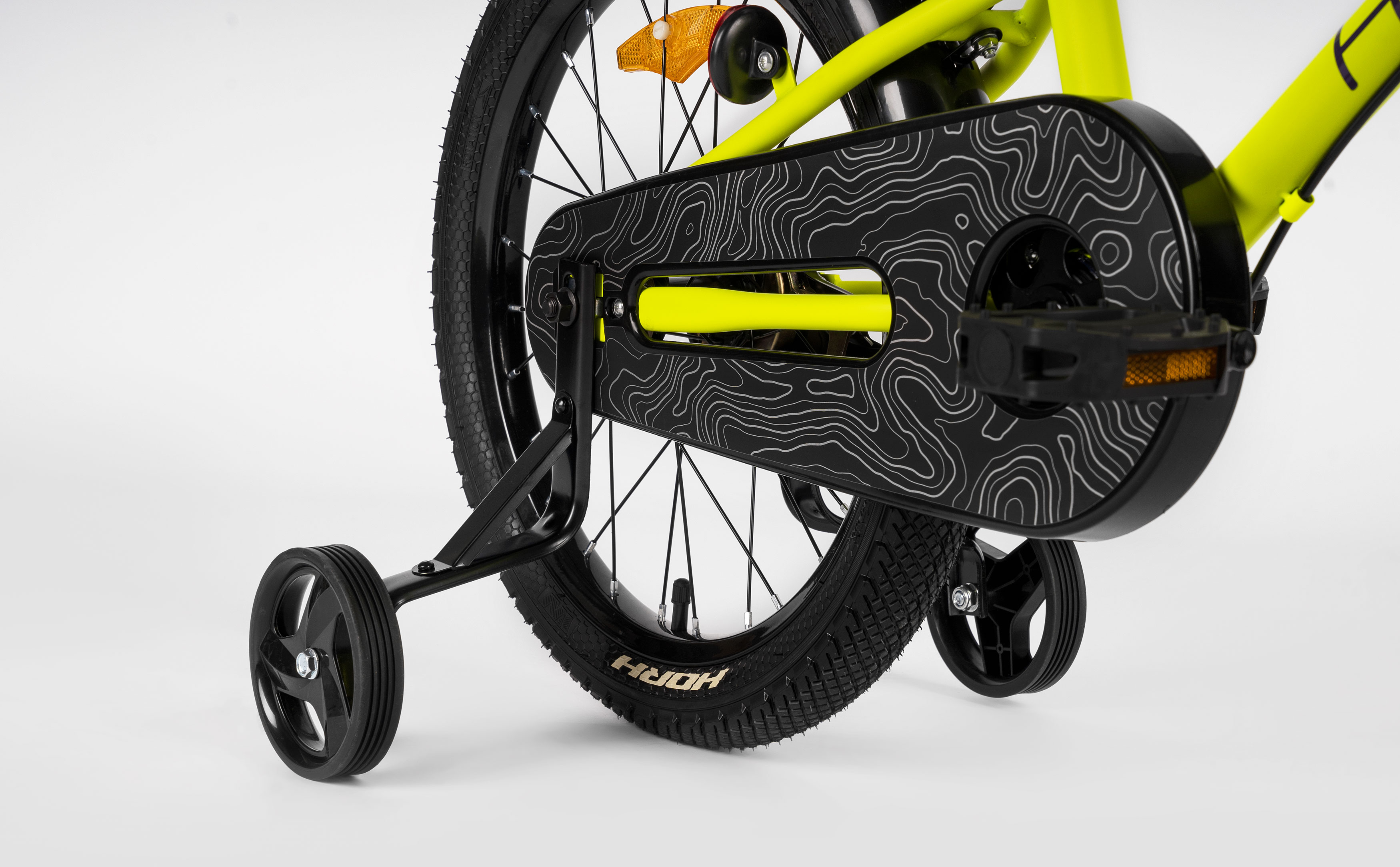 Велосипед HORH HAPPY 18" (2026) Yellow-Black