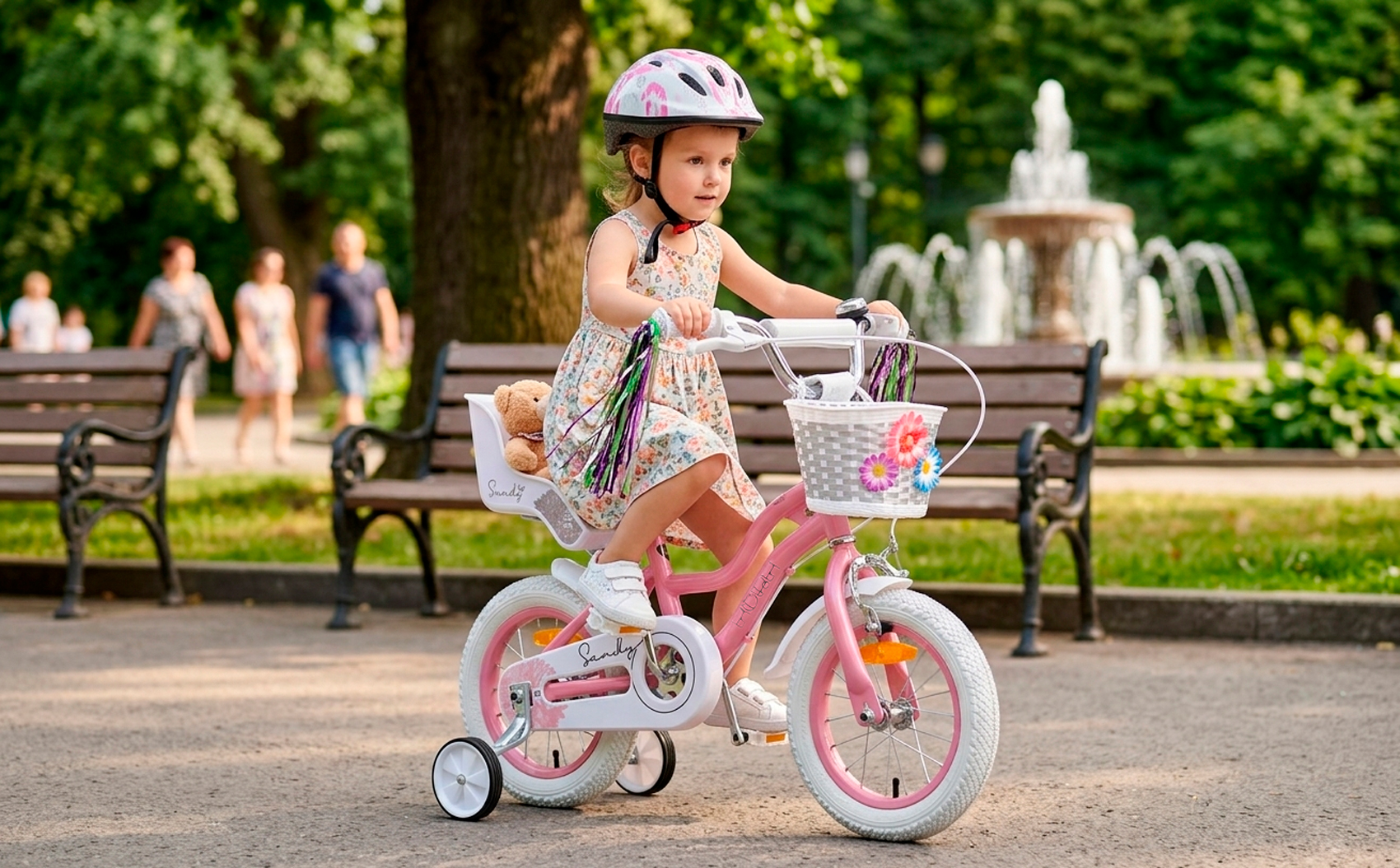 Велосипед HORH SANDY 12" (2026) Pink-White