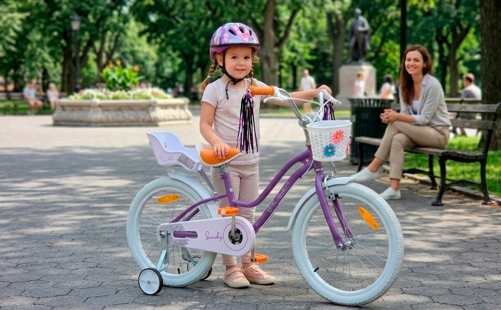 Велосипед HORH SANDY 20" (2026) Purple-White