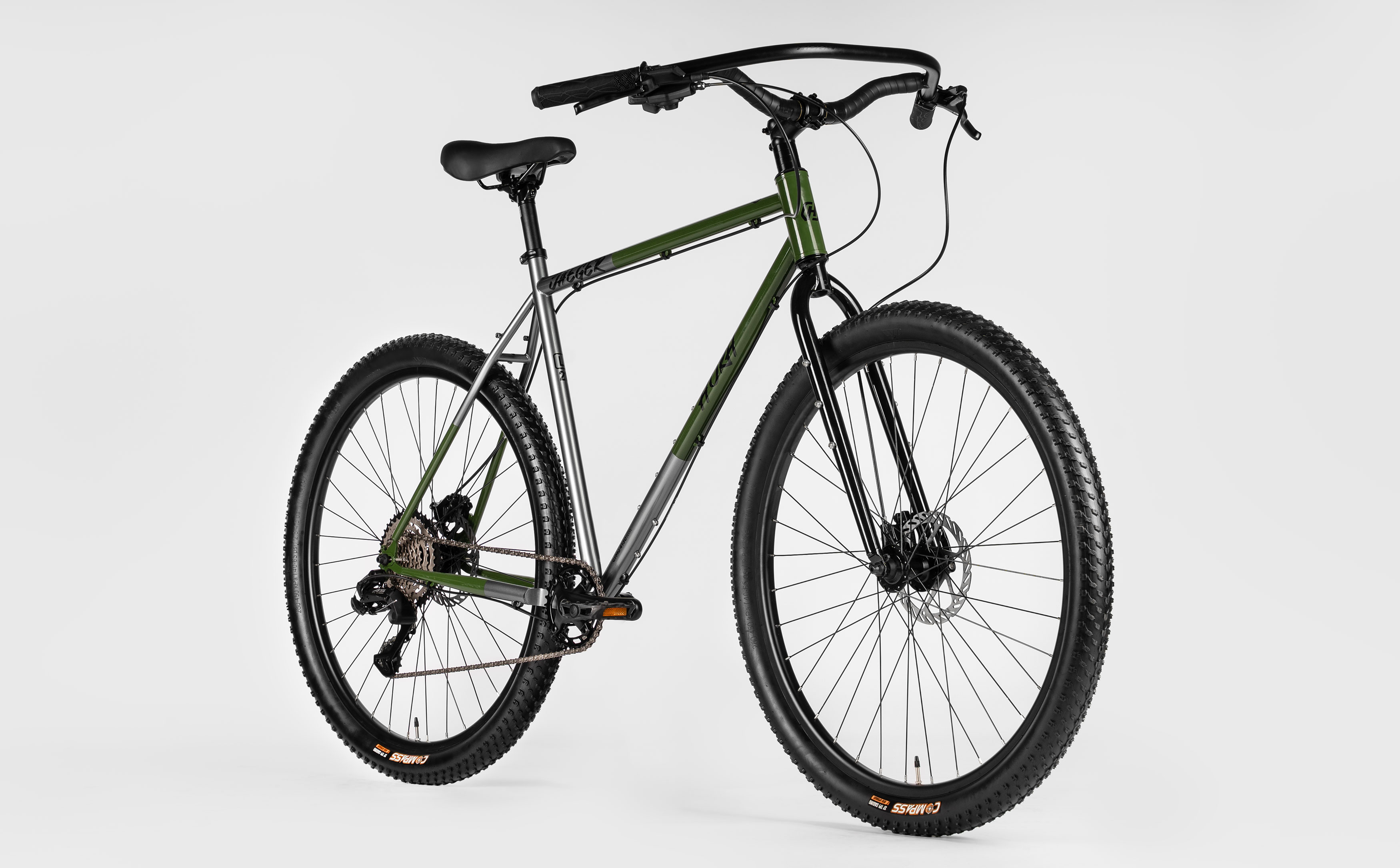Велосипед HORH JAEGER (2026) Black-Khaki
