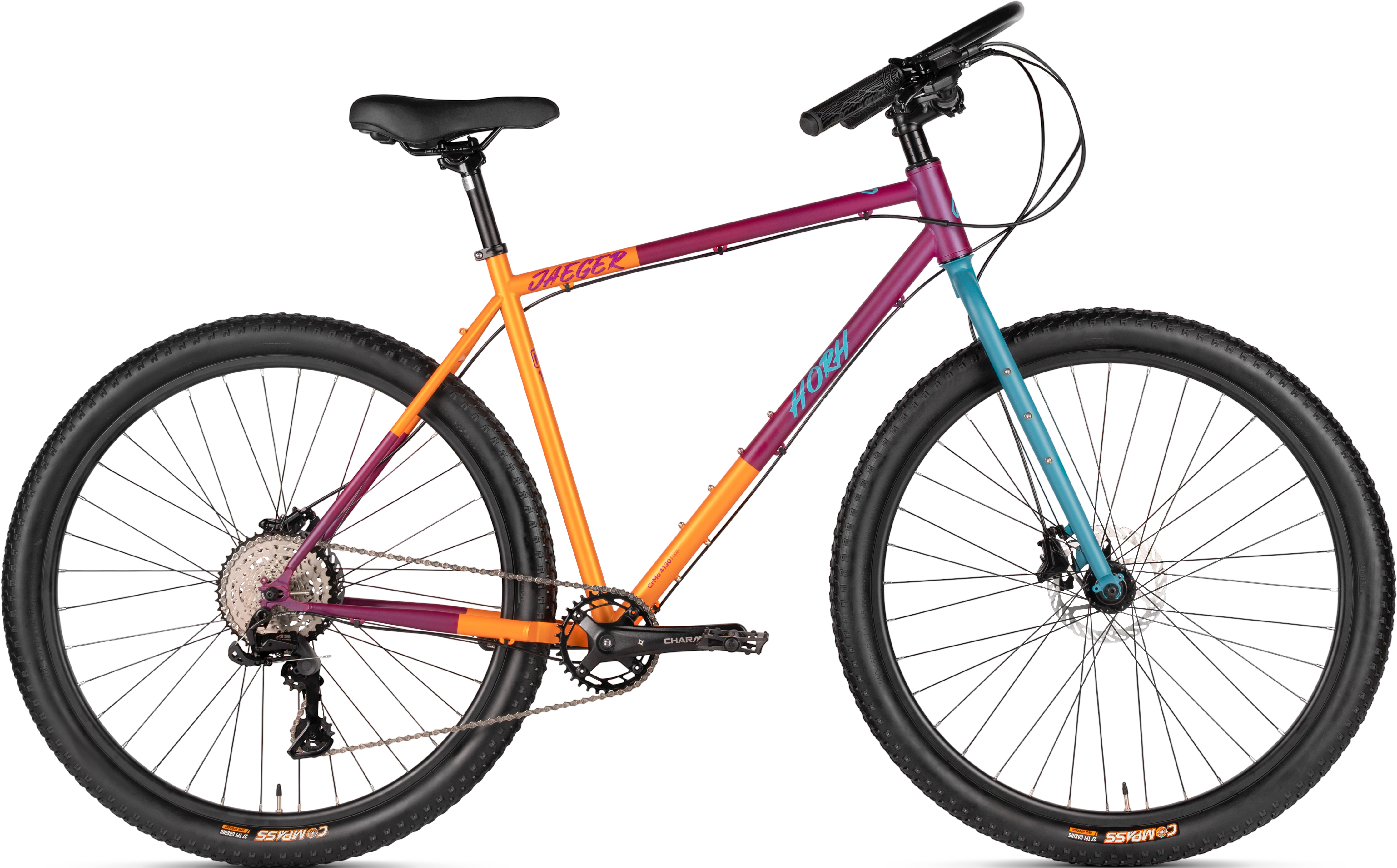 Велосипед HORH JAEGER (2026) Purple-Orange-Blue