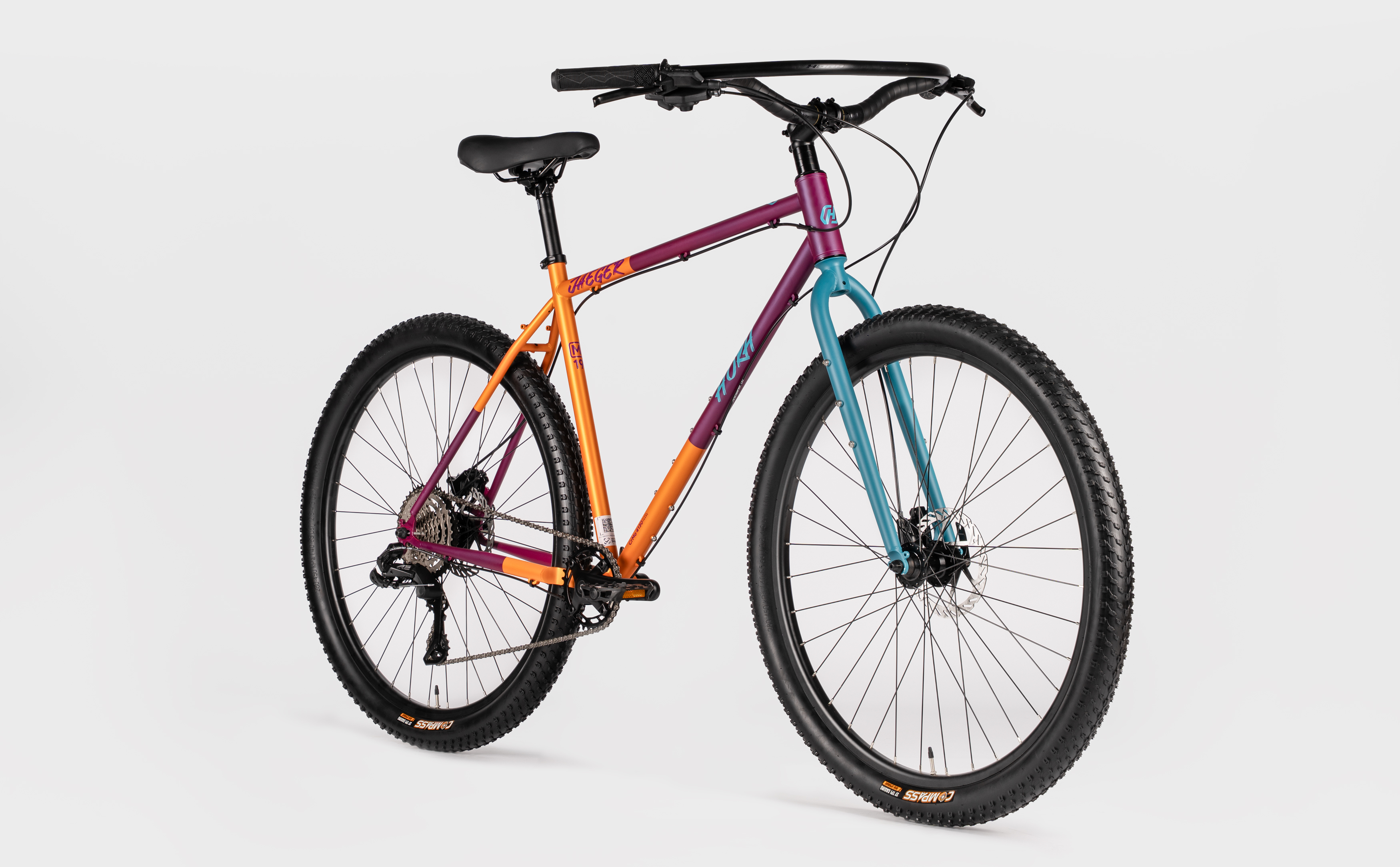 Велосипед HORH JAEGER (2026) Purple-Orange-Blue