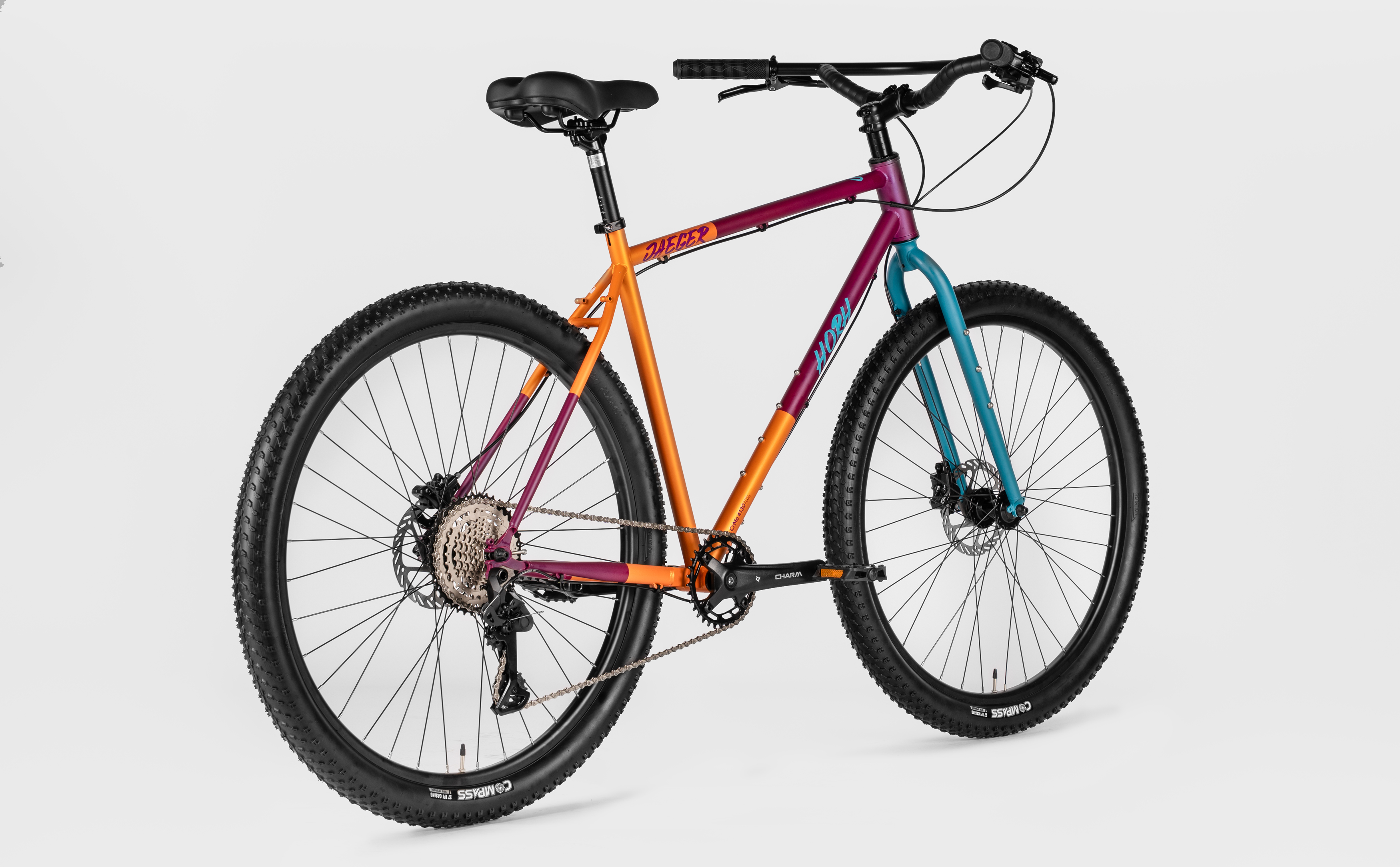 Велосипед HORH JAEGER (2026) Purple-Orange-Blue