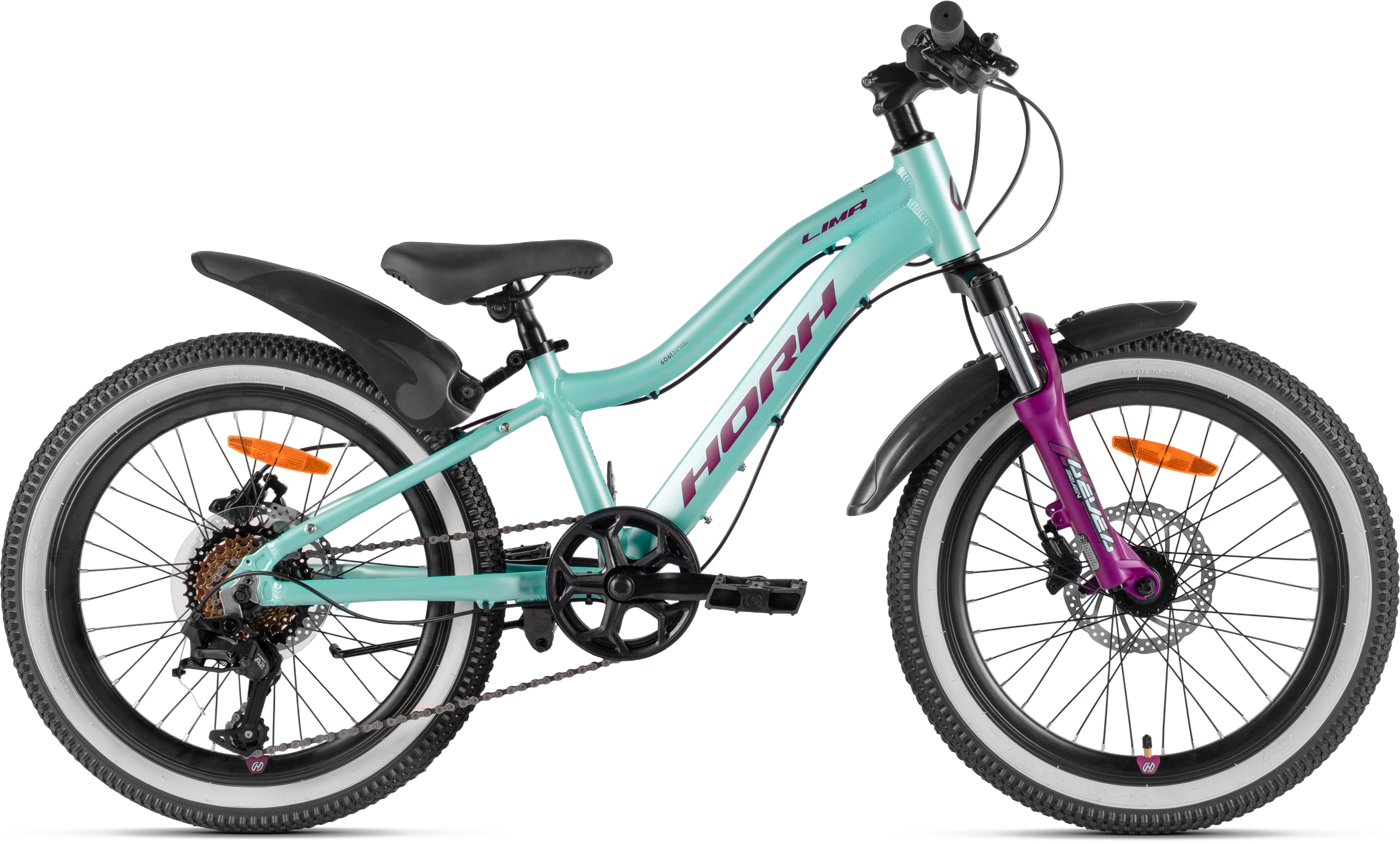 Велосипед HORH LIMA 2.0 LHD 20" (2026) Mint-Purple