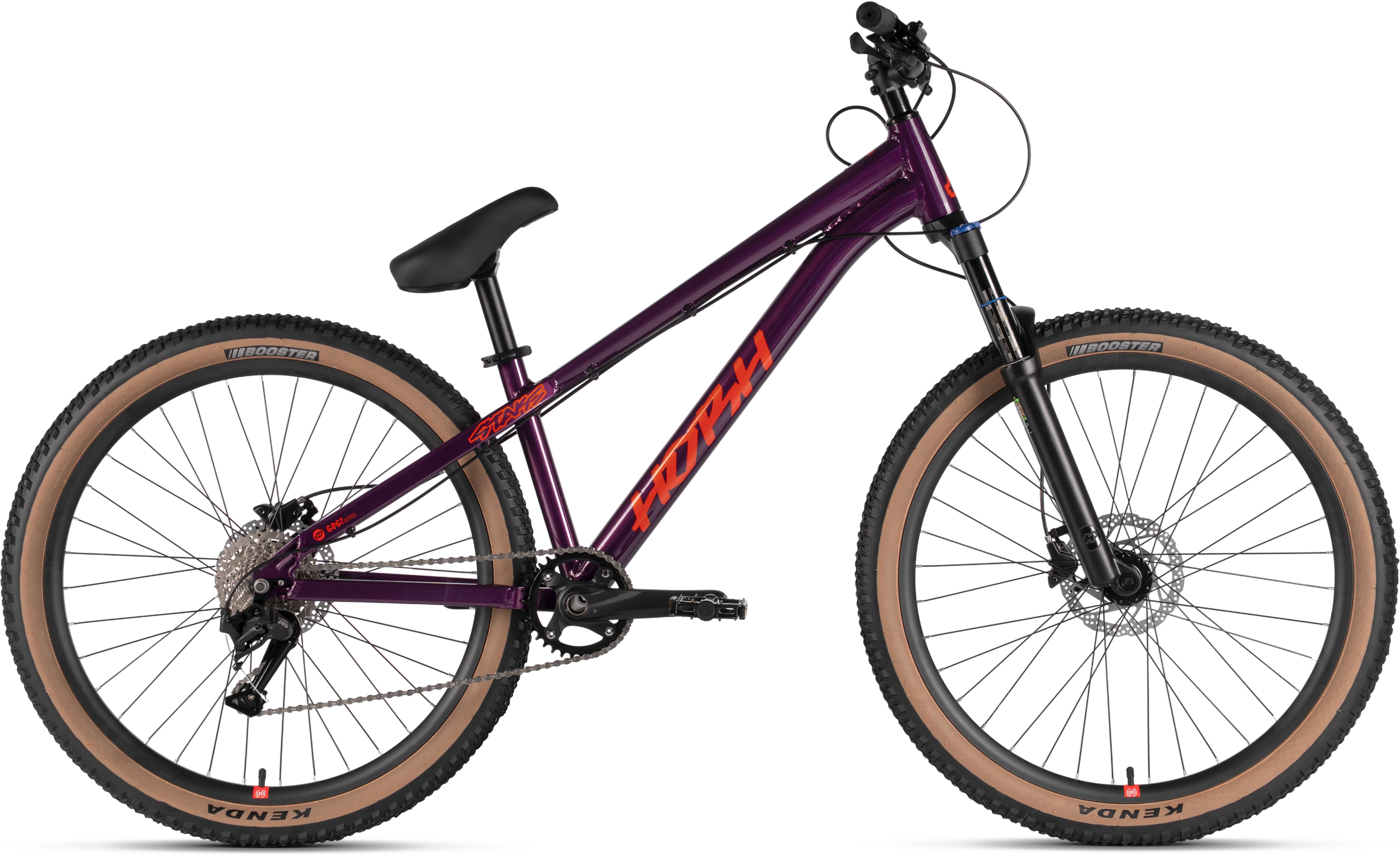 Велосипед HORH STAKE AIR 6.2 26" (2026) Dark Purple-Orange
