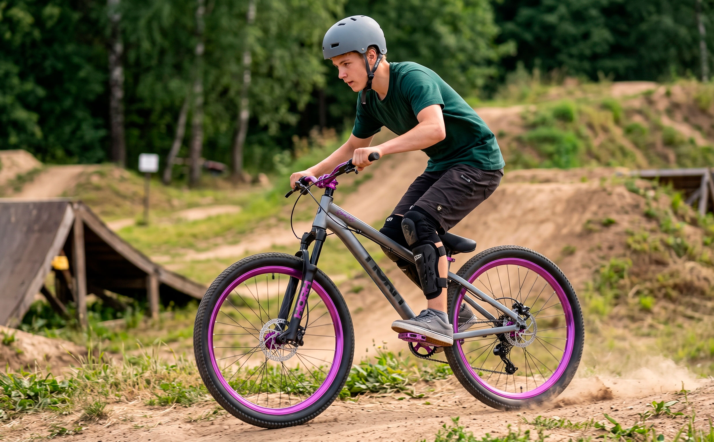 Велосипед HORH STAKE 6.1 (2026) Dark Grey-Purple