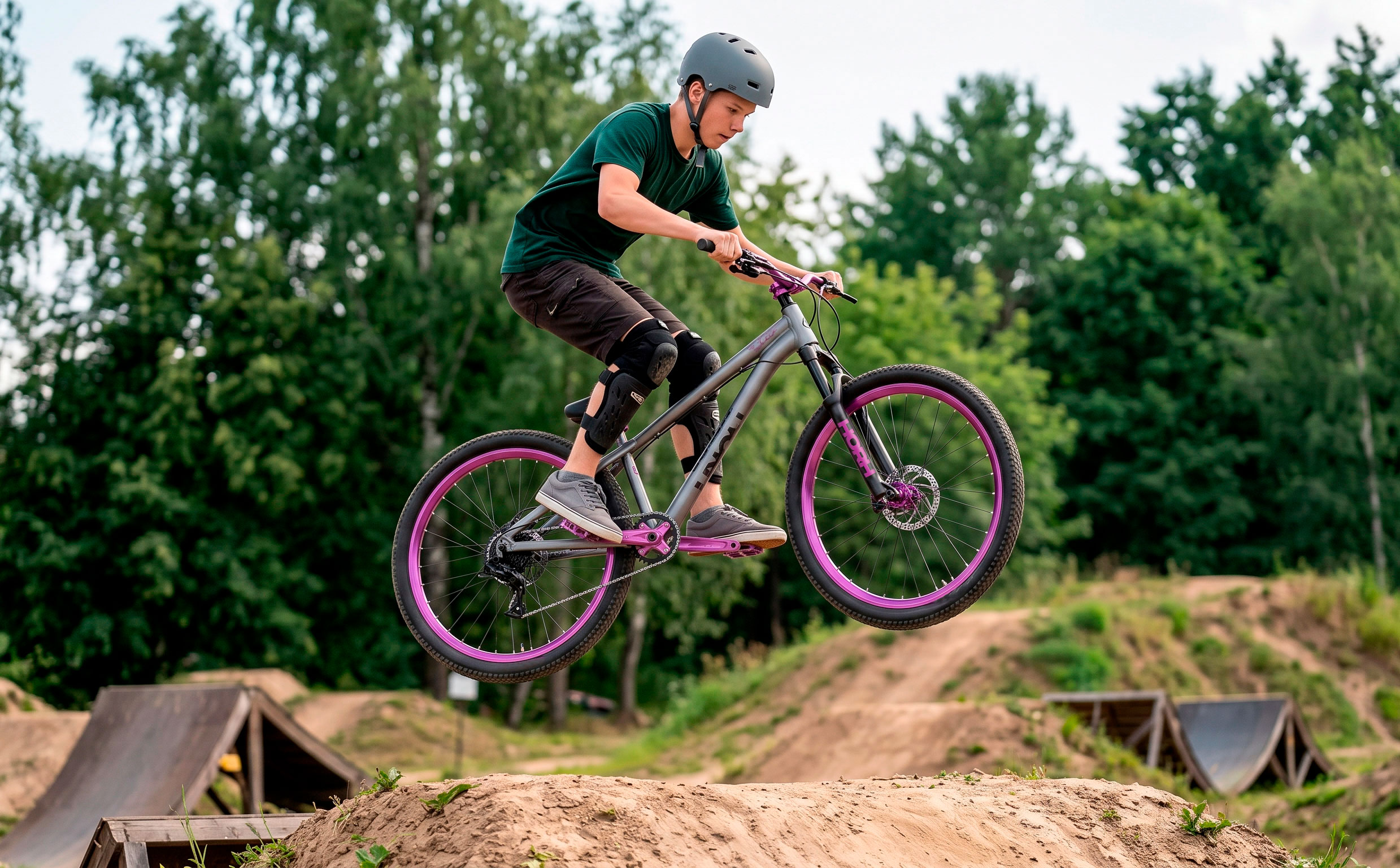 Велосипед HORH STAKE 6.1 (2026) Dark Grey-Purple