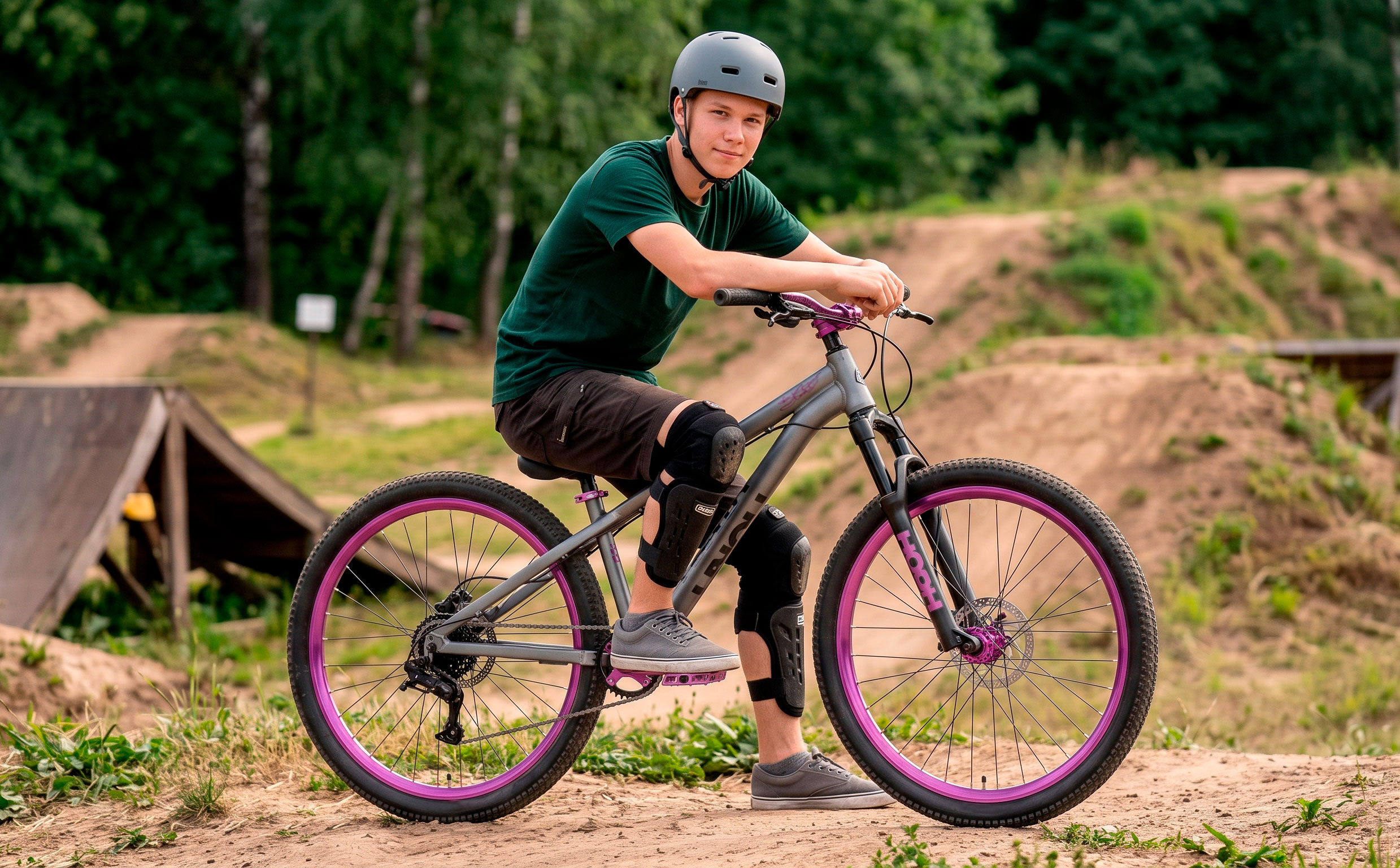 Велосипед HORH STAKE 6.1 (2026) Dark Grey-Purple